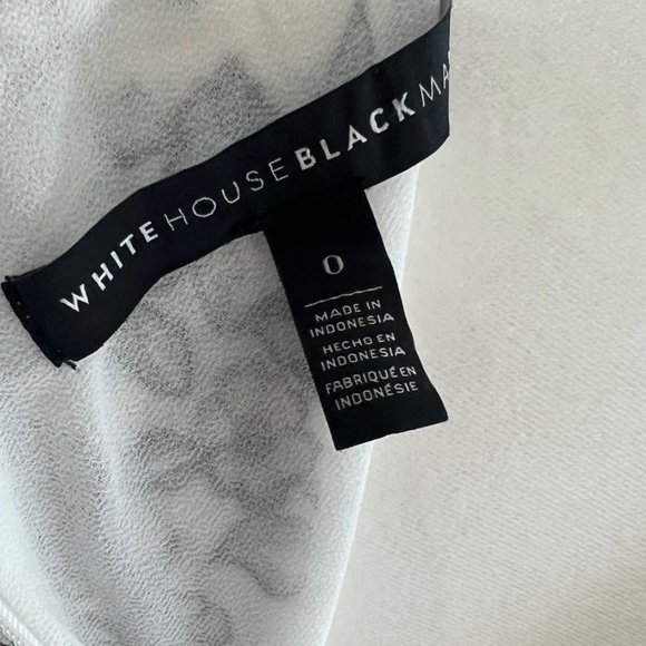 White House Black Market blouse top size 0 - Picture 5 of 6
